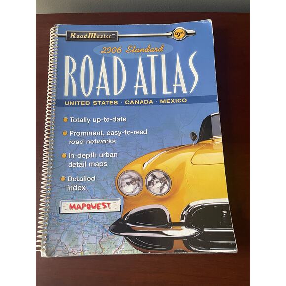 Vintage Road Master 2006 Large Scale Road Atlas - United States, Canada, Mexico - Picture 2 of 13